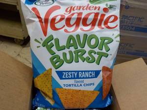 6 x 6 oz Bags Garden Veggie Zesty Ranch Tortilla Chips