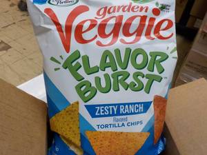 6 x 6 oz Bags Garden Veggie Zesty Ranch Tortilla Chips