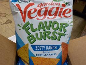 6 x 6 oz Bags Garden Veggie Zesty Ranch Tortilla Chips