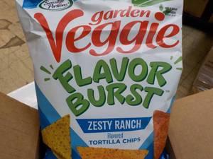 6 x 6 oz Bags Garden Veggie Zesty Ranch Tortilla Chips