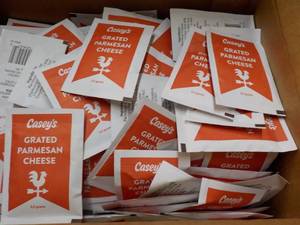 2 x 200 ct Grated Parmesan Cheese Packets Best by 09102024