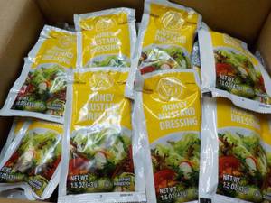 2 x 60 ct Honey Mustad Dressing Packets