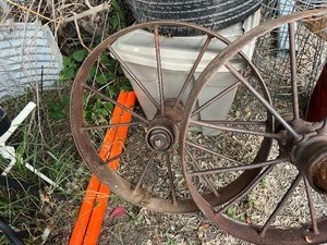 Pair of 30 Steel Wheels