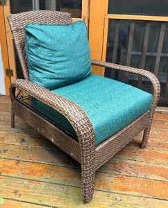 lot 58 image: Martha Living Chair with Ottoman