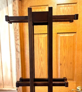 lot 60 image: Cool Wooden Coat Rack