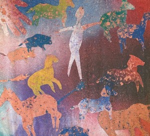 lot 74 image: Cave Painting XXXI Framed Print