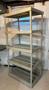 lot 89 image: Plastic Storage Shelf