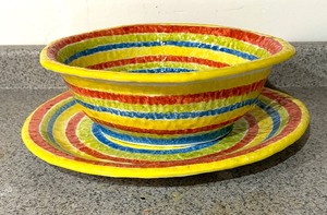 lot 109 image: Beautiful Platter and Bowl Set from Italy for Marketplace