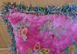 lot 203 image: Pair of Vibrant Throw Pillos