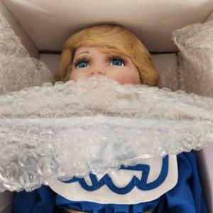 Hand Crafted Porcelain Doll Wren Tuss Open Box