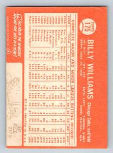 lot 41 image: Billy Williams 1964 Topps #175 Vintage Baseball Card