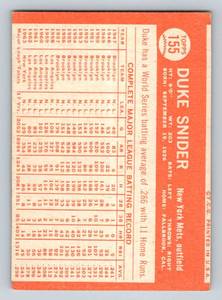 lot 43 image: Duke Snider 1964 Topps #155 Vintage Baseball Card