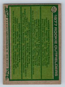 lot 27C image: Andre Dawson RC 1977 Topps Rookie Outfielders #473 Vintage Baseball Card
