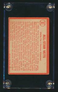 lot 3 image: Harmon Killebrew Signed 1964 Topps #81 All-Star Vets w Nellie Fox - Vintage Autographed Minnesota Twins Baseball Card