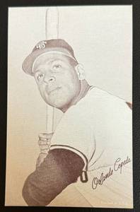 lot 45C image: Orlando Cepeda 1947-66 Exhibits Vintage Baseball Card