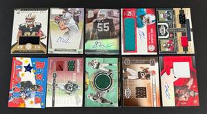 lot 31B image: 10 Card Star Auto, Relic, Rookie Cards - See Description
