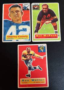 lot 111A image: 1956 Topps Football 3 Card Vintage Lot