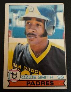 lot 47B image: Ozzie Smith RC 1979 Topps #116 Vintage Rookie Baseball Card