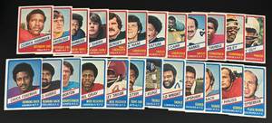 lot 102 image: 1976 Topps Wonderbread Football Complete Set of 24 Vintage Cards