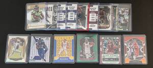 lot 57B image: 15 Card Modern Basketball and Football Card Lot with Stars - (2) Steph Curry, Trae Young, Klay Thompson and more