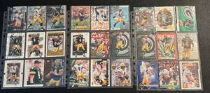lot 37B image: Brett Favre 83 Card Lot with Inserts, Die Cuts, and More Football Cards