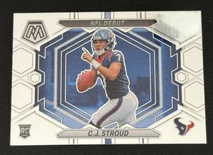 lot 27A image: CJ Stroud RC 2023 Mosaic NFL Debut #ND-3 Rookie Football Card