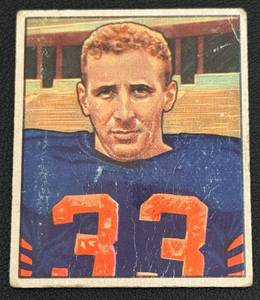 lot 56A image: 1950 Bowman Fred Morrison #98 Vintage Football Card
