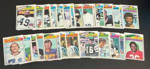 lot 82D image: 1977 Topps Football 40 Card Vintage Lot