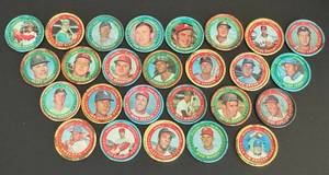 lot 84D image: Vintage Baseball Coin Lot - 26 Different Coins