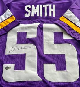 lot 9E image: ZaDarius Smith Signed Minnesota Vikings Jersey with Beckett COA Size XL