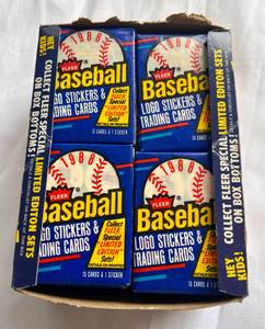 lot 32D image: 1988 Fleer Baseball 36 Pack Box - Baseball Cards