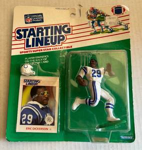 lot 33E image: Eric Dickerson 1988 Football Starting Lineup Figure - Indianapolis Colts