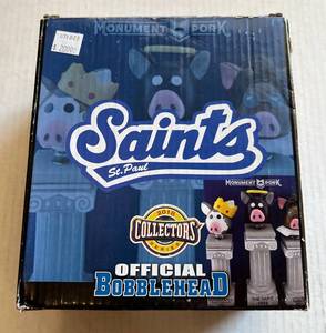 lot 69E image: St. Paul Saints 2018 Official Bobblehead Baseball