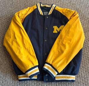 lot 47E image: University of Michigan Jacket by Steve and Barrys Size Medium