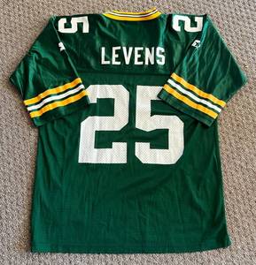 lot 81E image: Dorsey Levens Green Bay Packers Football Jersey by Starter - Size XL  52
