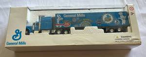 lot 50E image: General Mills Die Cast Truck and Trailer 164
