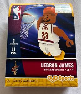 lot 68E image: LeBron James Lego Basketball Figure by AYO Sports