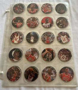 lot 92E image: Michael Jordan Basketball Pog Set of 54 1995 Upper Deck