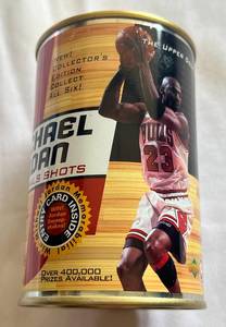 lot 98E image: Michael Jordan 1998 Upper Deck NBA Finals Shorts Can 3 of 6 - Basketball
