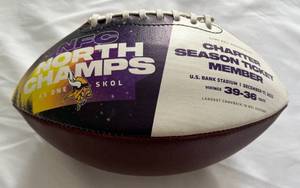 lot 24D image: Minnesota Vikings Charter Season Ticket Member Game Football 2022 - Largest Comeback in NFL History