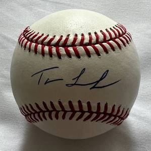 lot 49D image: Trevor Larnach Signed Rawling OMLB Manfred Baseball - Minnesota Twins