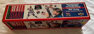 lot 32F image: Larry Bird  Patrick Ewing Upper Deck Wall Stars 1992 USA Basketball - Restickable Posters - New in box
