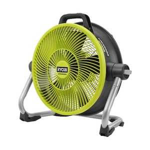 lot 81 image: RYOBI ONE 18V Cordless Hybrid WHISPER SERIES 14 in. Air Cannon Fan (Tool Only)
