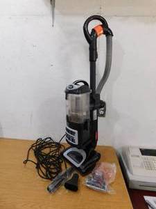 lot 36 image: Shark Navigator Lift-Away DLX Bagless Corded HEPA filter Upright Vacuum for Multi-Surface and Pet Hair in Black
