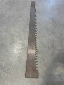 lot 2 image: Vintage Antique Ice Saw 66 Inch Long