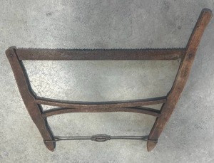 lot 7 image: Vintage Antique Buck  Bow Saw