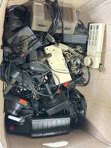 lot 20 image: Box of Vintage Console Controllers