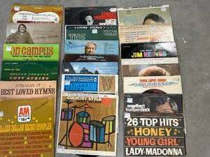 lot 37 image: Lot of 20 Vintage Vinyl Record Albums