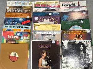 lot 38 image: Lot of 20 Vintage Vinyl Record Albums