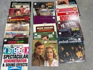 lot 41 image: Lot of 20 Vintage Vinyl Record Albums